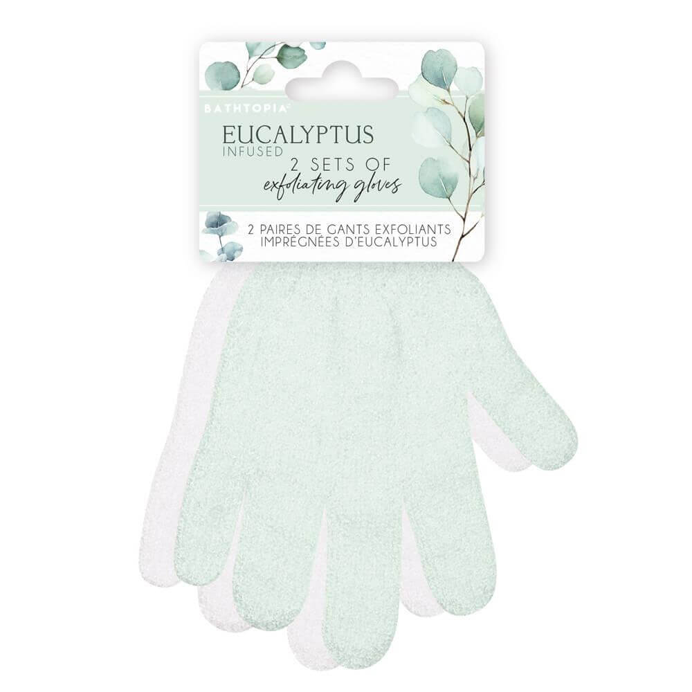 Bathtopia Eucalyptus Exfoliating Gloves